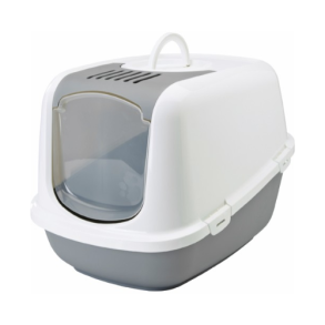 Savic Nestor Jumbo kattetoilet gr/hvid 66 x 48 x 46 cm.